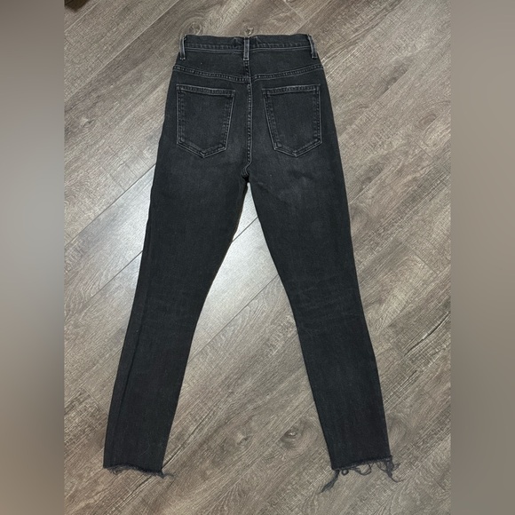AGOLDE Pinch Waist Skinny Jeans - vintage black wash - size 24 - Picture 8 of 8